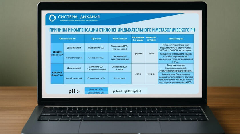 Изучаем физиологию дыхания и теорию pH баланса Изучаем физиологию дыхания и теорию кислотно-щелочного pH баланса